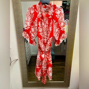 Juliet Dunn red dress size 2 NWOT